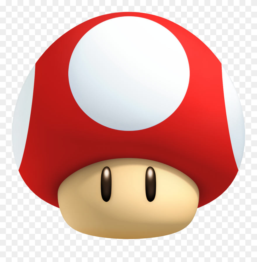 Transparent Mushroom Clip Art - Super Mario Mushroom Png