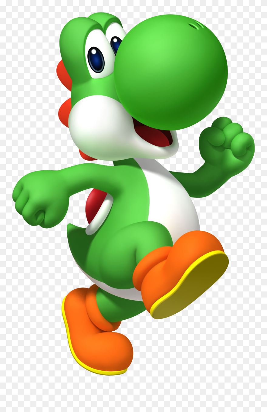 Enlarged Clipart Super Mario , Png Download - Yoshi Mario Transparent Png