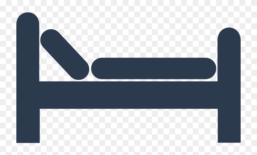 Transparent Hospital Beds Clipart - Clip Art Bed Simple - Png Download