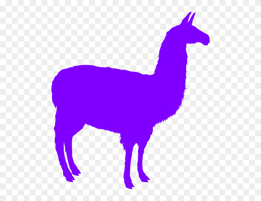 Llama Silhouette Svg Clipart