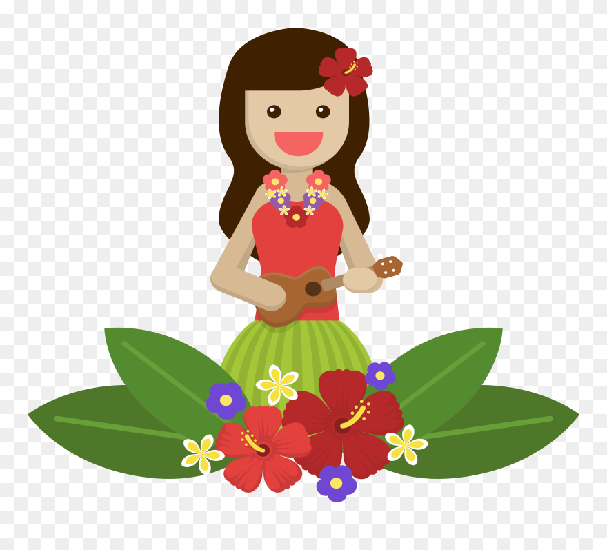 Hawaii Clipart Hula Dancer - Hawaii Png Transparent Png
