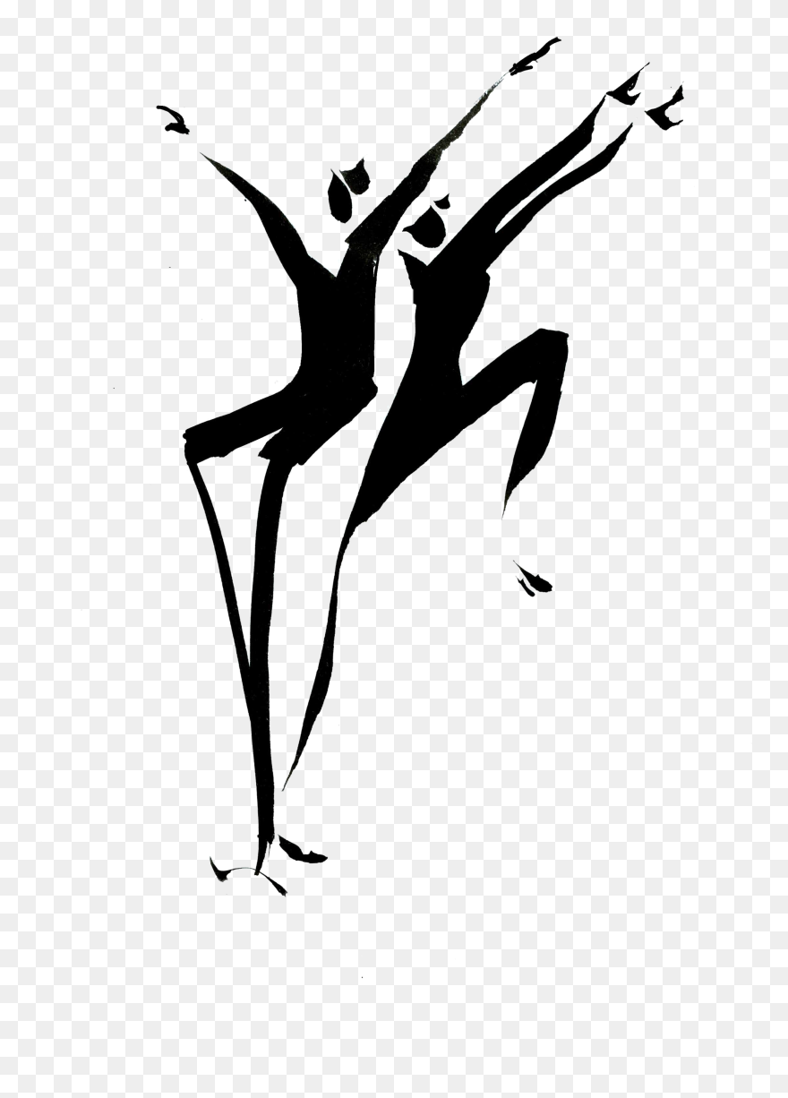 Clip Art Ballet Dance Silhouette Biojunction Sports - Art - Png Download