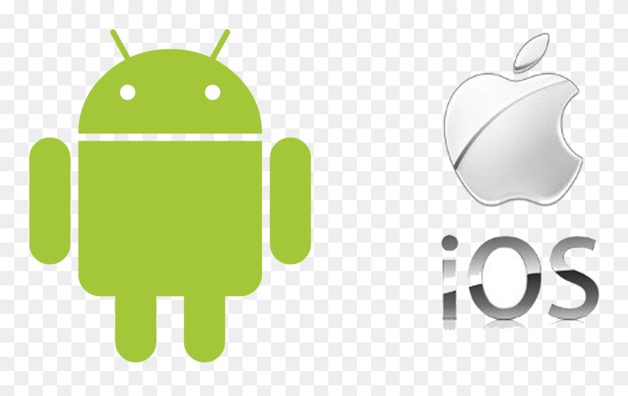 Android And Ios Are More Similar Than We Thought, If - Ios Android Logo Transparent Clipart