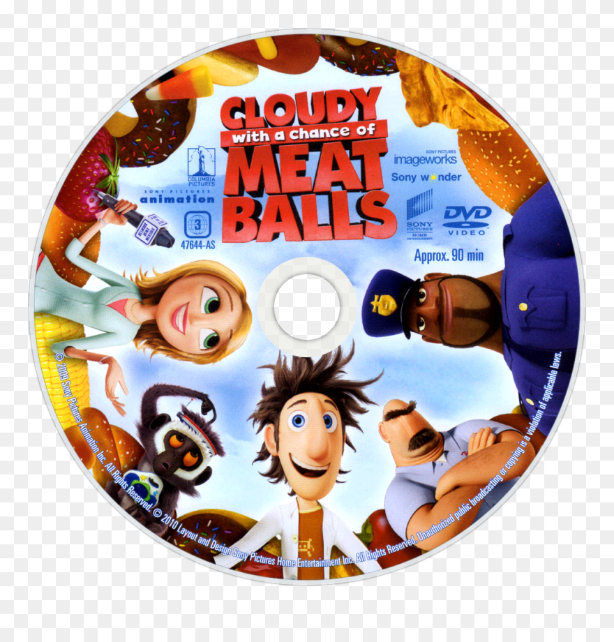 Cloudy With Achance Of Meatballs Dvd Opening Clipart