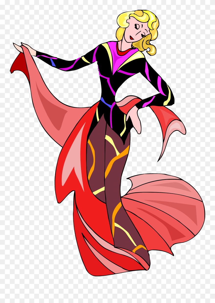 Dancer 125 Clip Arts - Rat Woman Art - Png Download