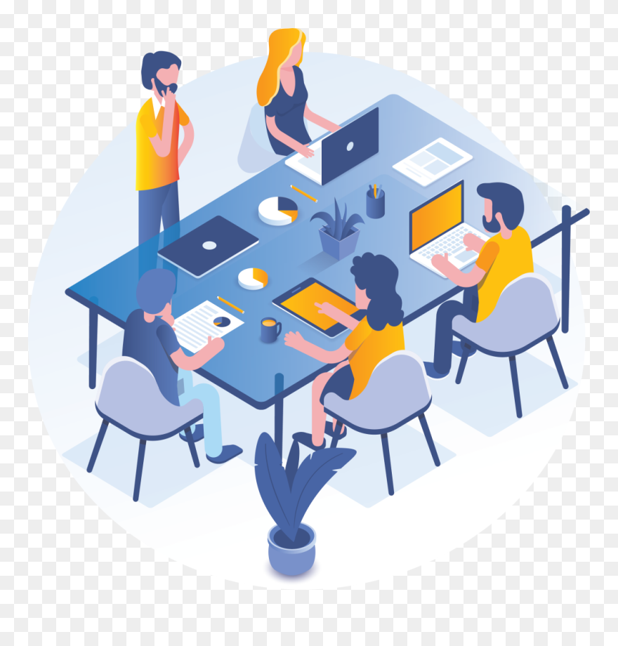 Technical Support Team Clipart