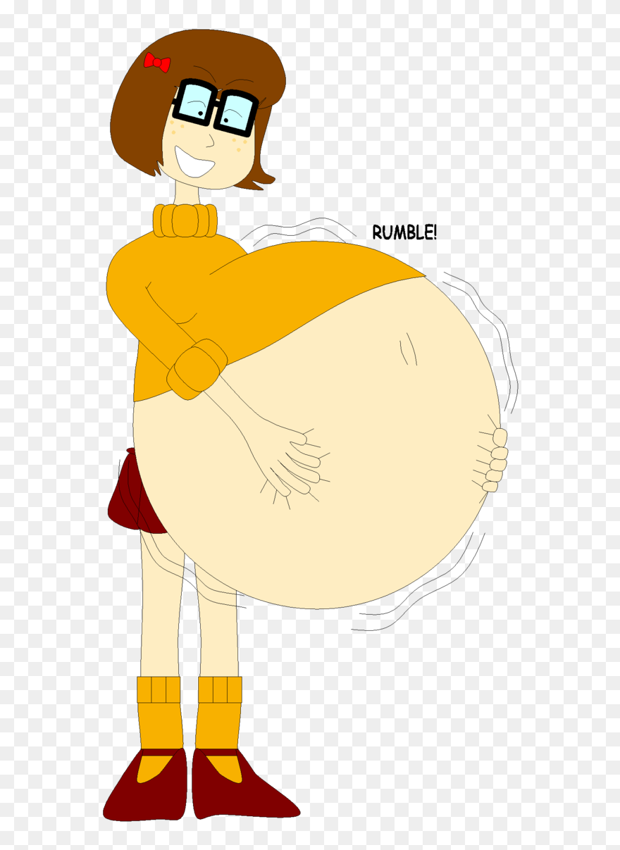 Full Clipart Stomach Full - Velma And Daphne Fanart - Png Download