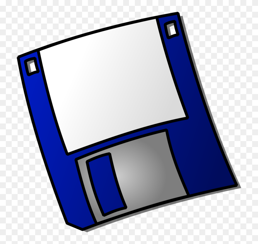 Computer Accessory,angle,area - Floppy Disk Clip Art - Png Download