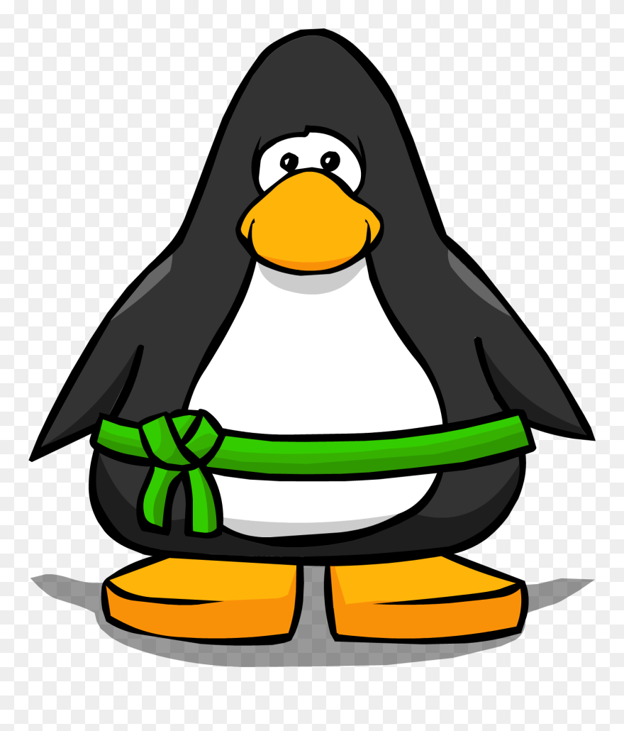 Ninja Clipart Belt, Picture - Club Penguin Penguin Colors - Png Download