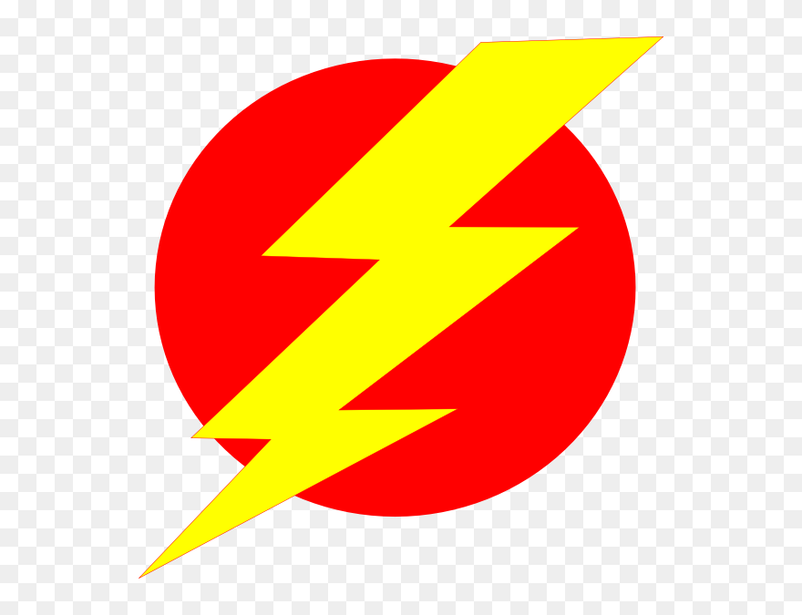 Yellow Lightning Logo Clipart