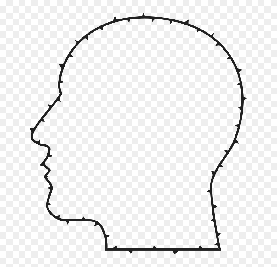 Thorns Head - Clip Art - Png Download