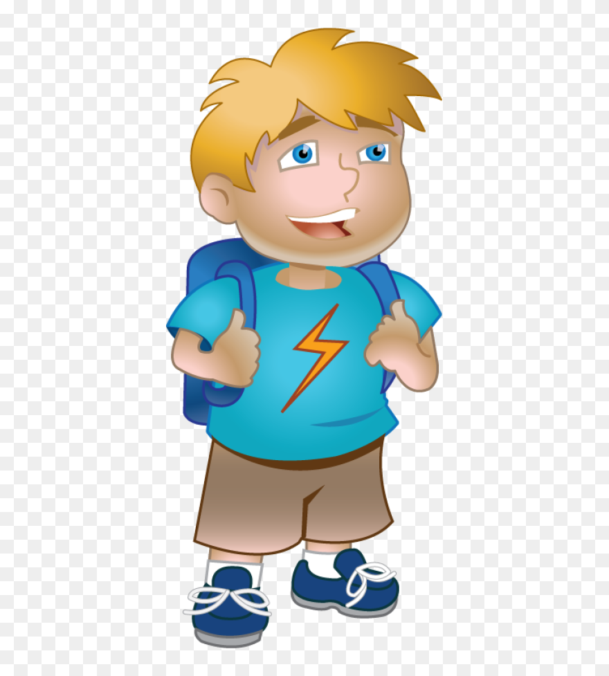 School Boy Clip Art - Png Download