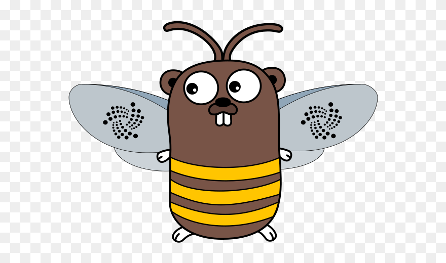 Bee Iota Clipart