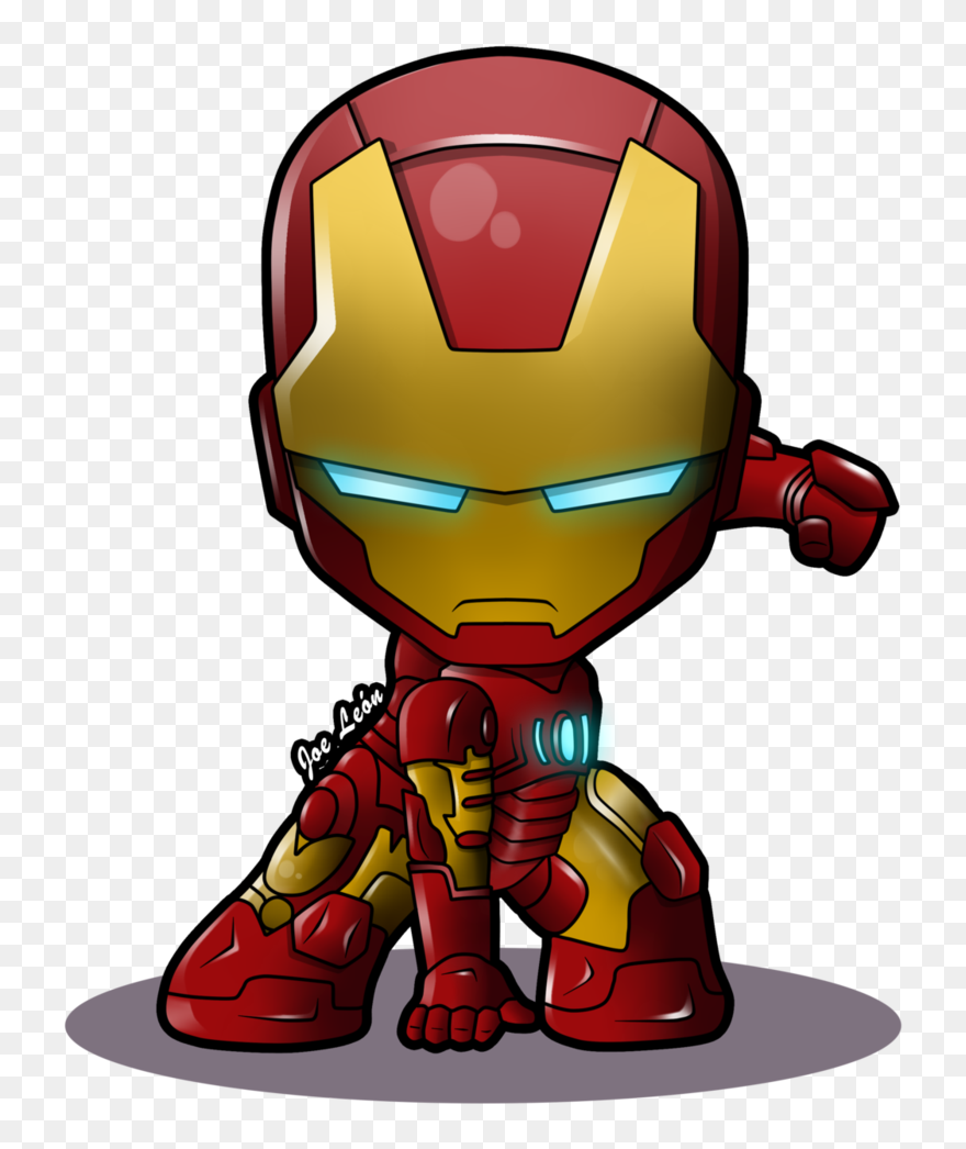 Criminal Clipart Animated - Iron Man Cute Cartoon - Png Download