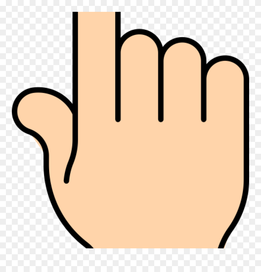 Svg Artwork Pointy Finger - Clip Art Hand Pointer - Png Download