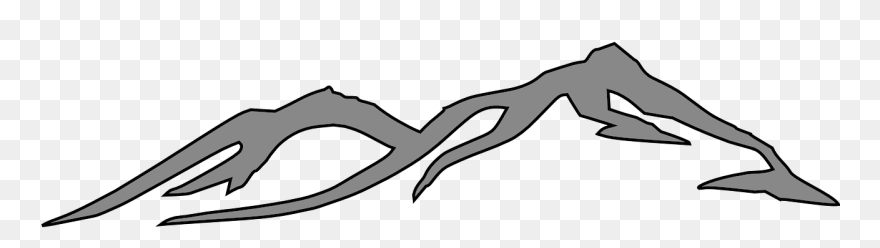 Mountain Range Clip Art - Png Download