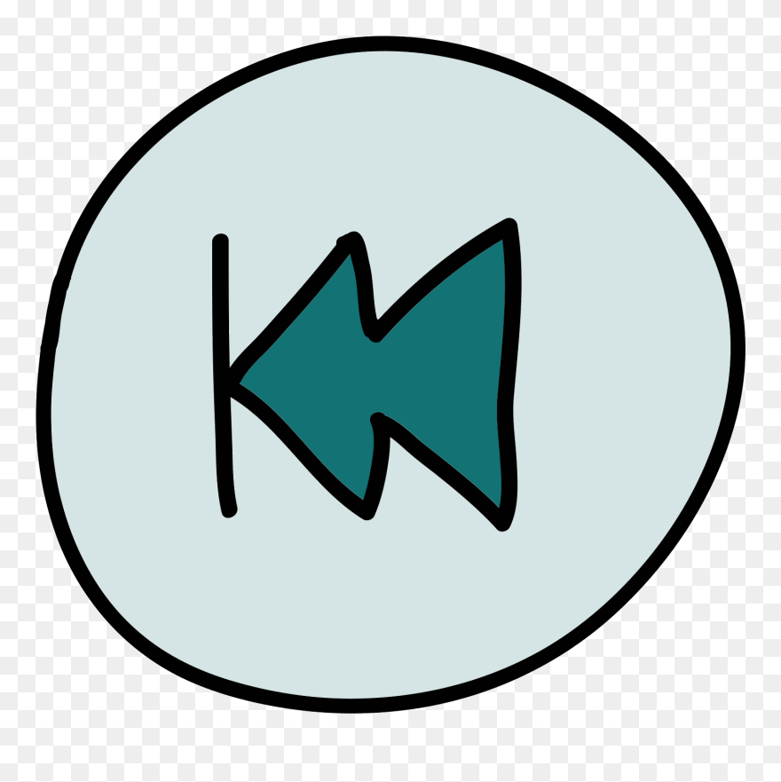 Rewind Button Png File - Rewind Button Icon Png Clipart