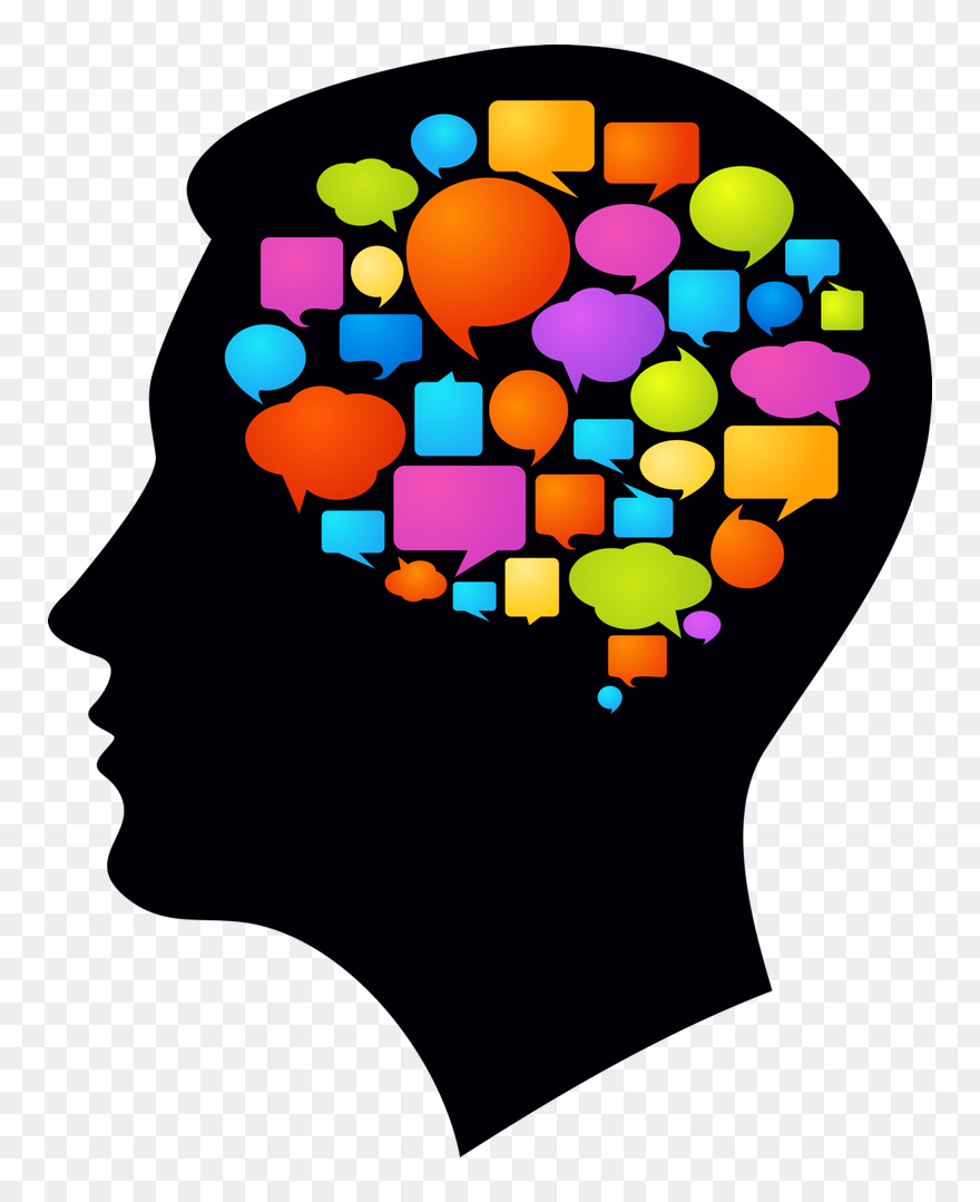 Yelling Leader Clipart Svg Royalty Free Stock Yelling - Thoughts Clipart - Png Download