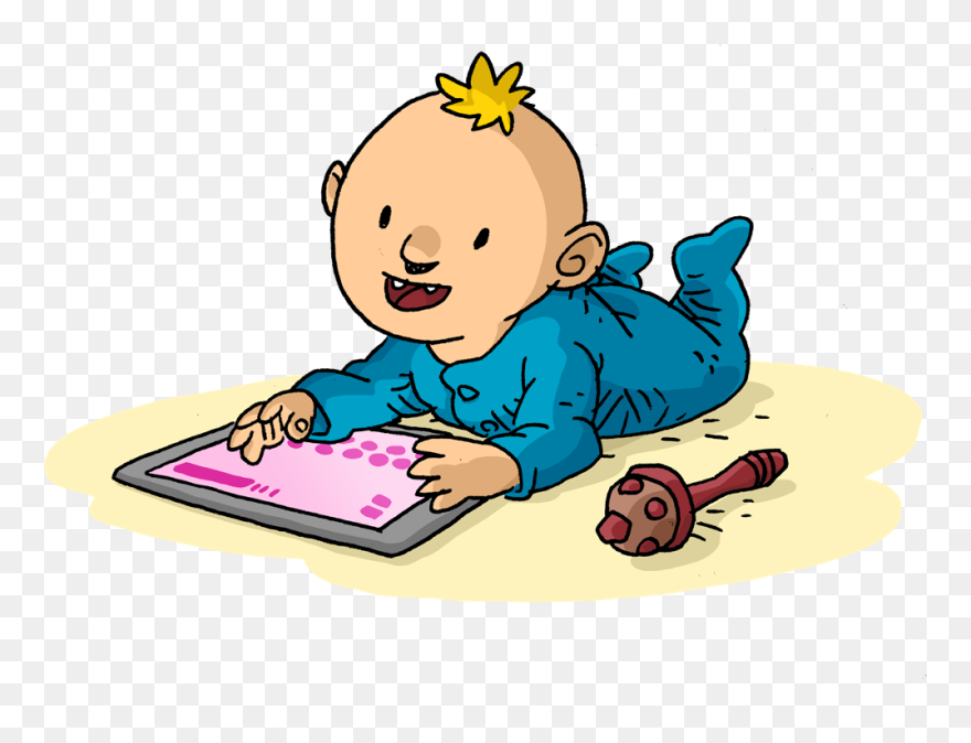 Connected Children Vulnerable Users - Tummy Time Clipart - Png Download