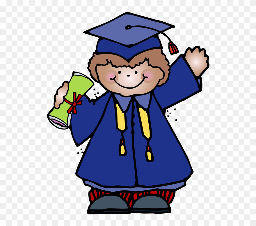 Amerimont Academy Cap Gown - Graduation Ceremony Clipart