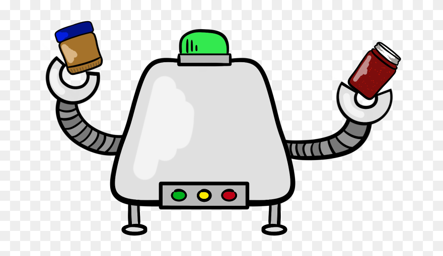Peanut Butter And Jelly Sandwich Robot - Peanut Butter And Jelly Sandwich Clipart