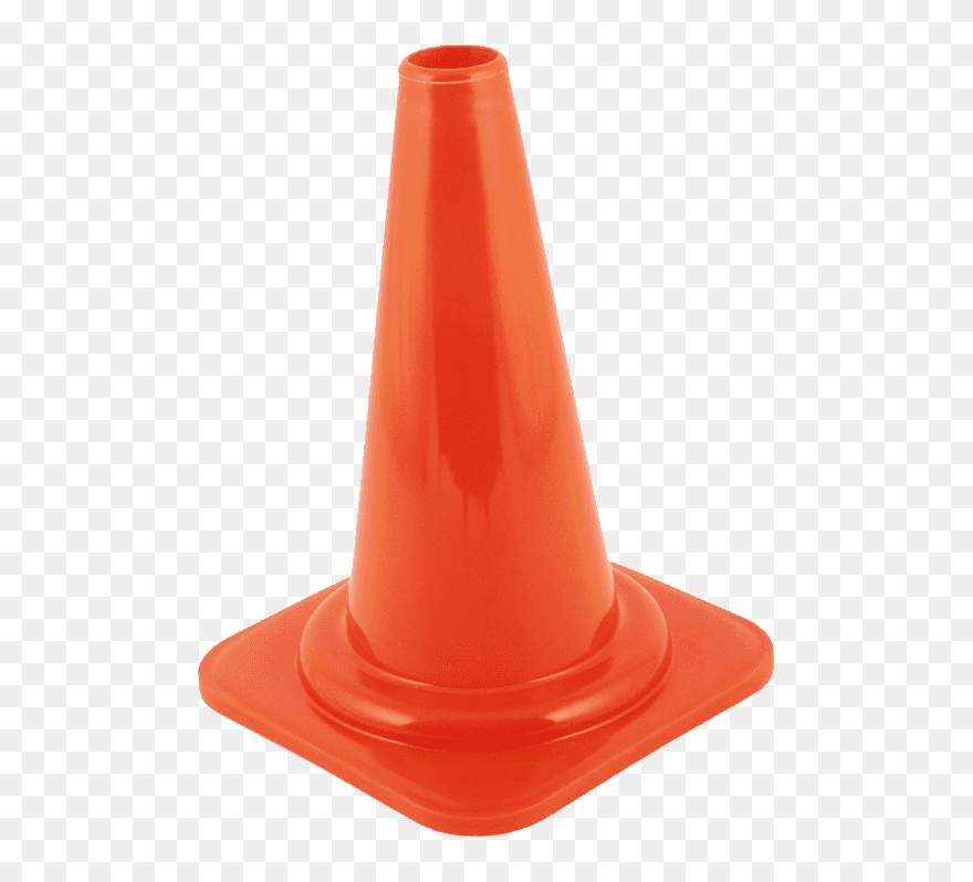 Transparent Traffic Cones Clipart - Orange Cone Png