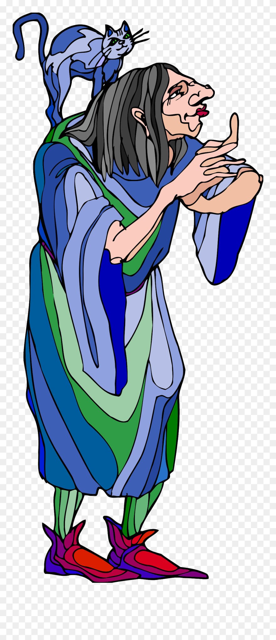 Witch 2 Clip Arts - 巫婆 - Png Download