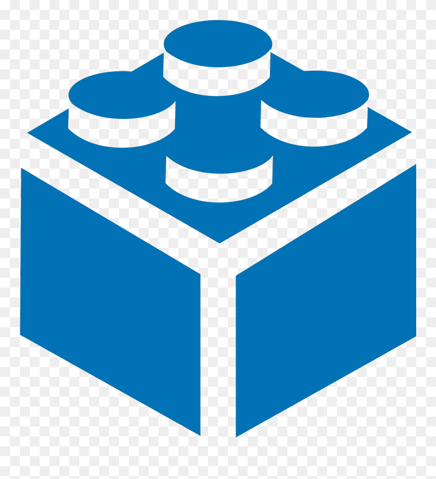 Blue Lego Block Png Icons - Lego Block Icon Clipart