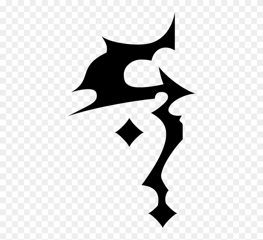 Plant,flower,silhouette - Legacy Of Kain Raziel Symbol Clipart