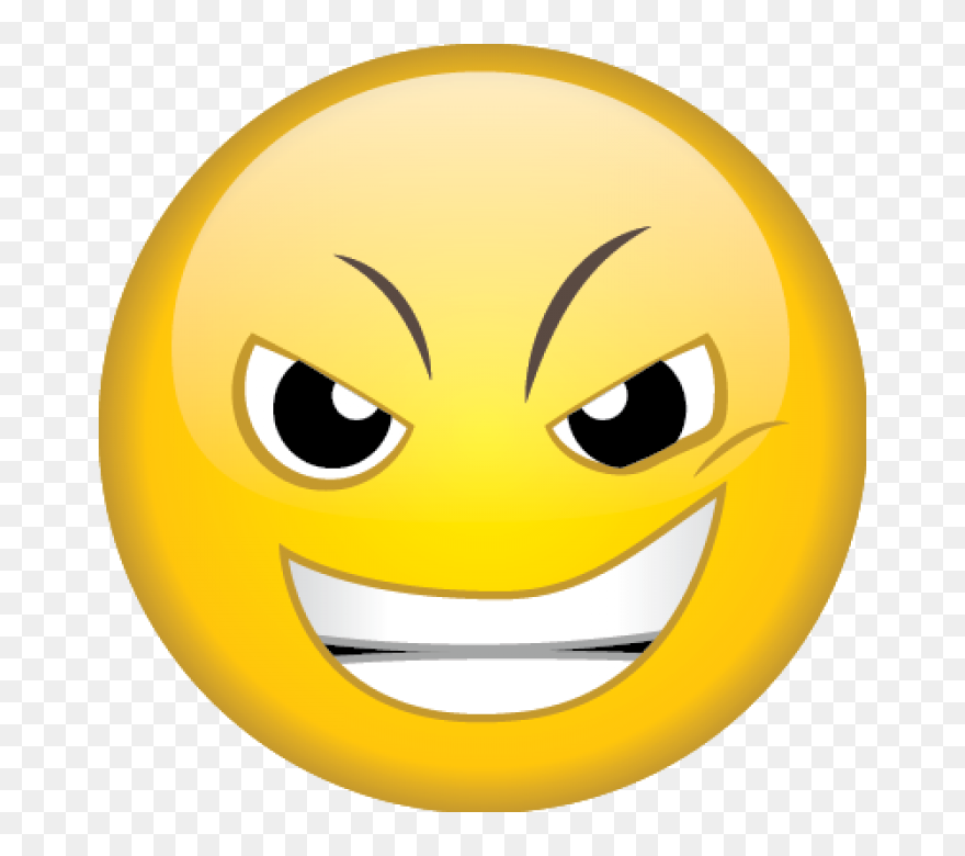 Emoticon Smiley Emoji Face - Determined Face Emoji Clipart