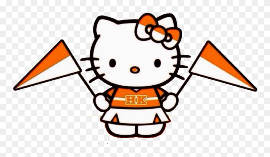 Transparent Determination Clipart - Coloring Hello Kitty - Png Download