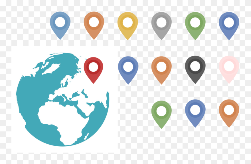 Locally Or Globally Clipart