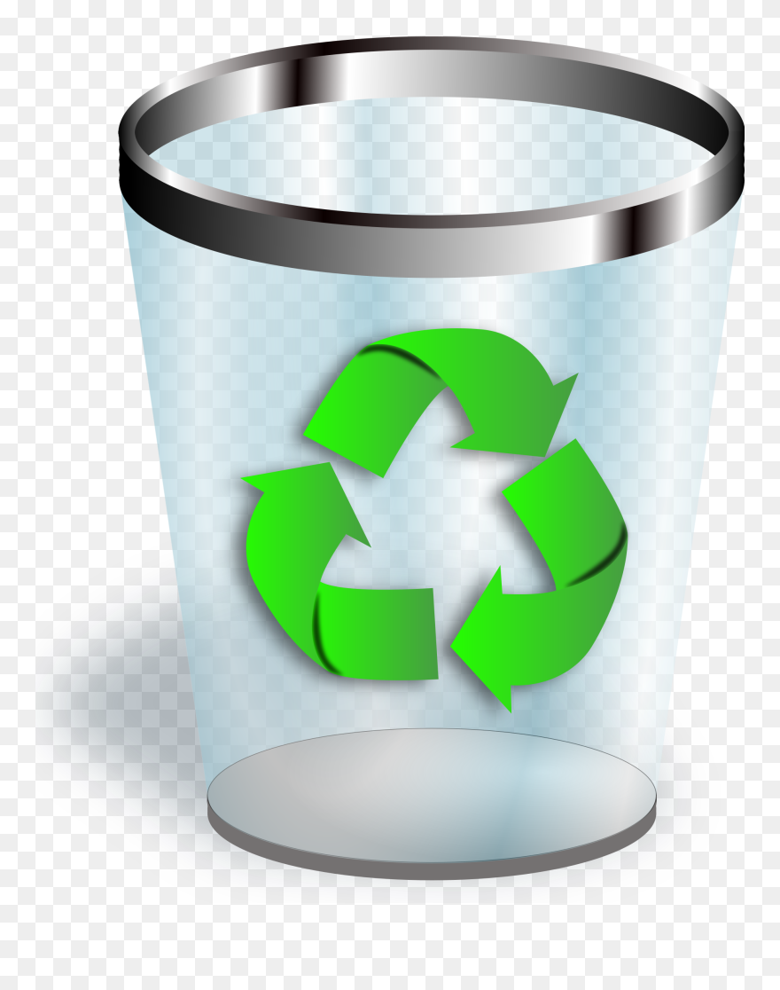 Trash Big Image Png - Recycle Bin Icon Png Clipart