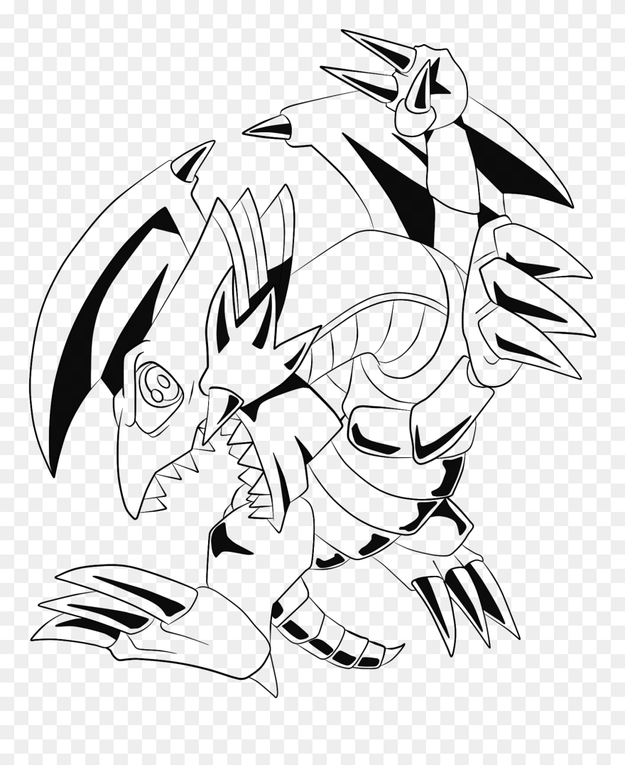 Blue - Eye - Drawing - Blue Eyes White Dragon Sketch Clipart