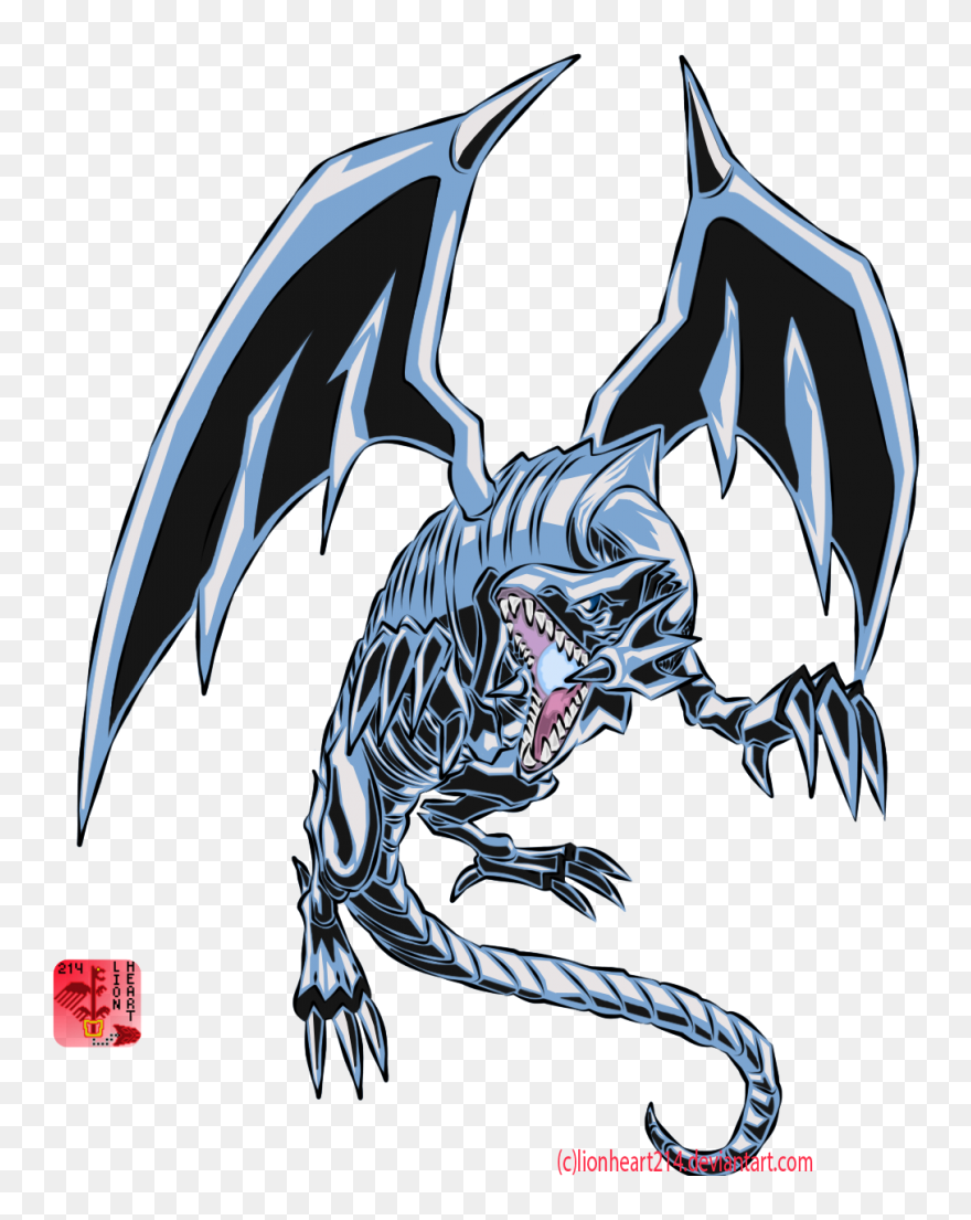Blue Dragon Clipart At Getdrawings - Blue Eyes White Dragon Clipart - Png Download