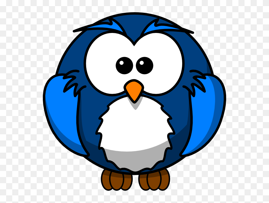 Blue Owl Clipart - Png Download
