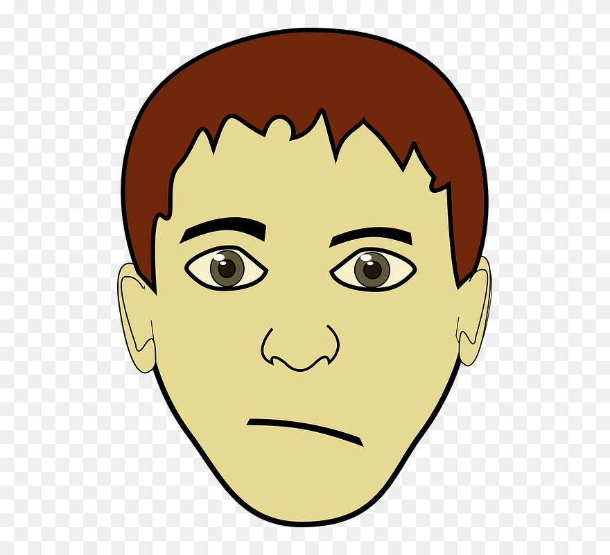 Hair Clipart Brown - Boy With Brown Hair Clipart - Png Download