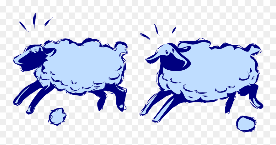 Sheep Running Clipart - Png Download