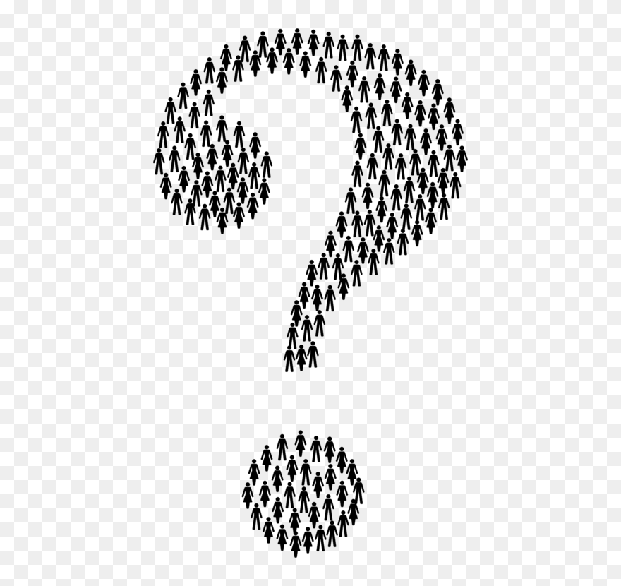 Body Jewelry,black,monochrome - Fancy Question Mark Drawing Clipart