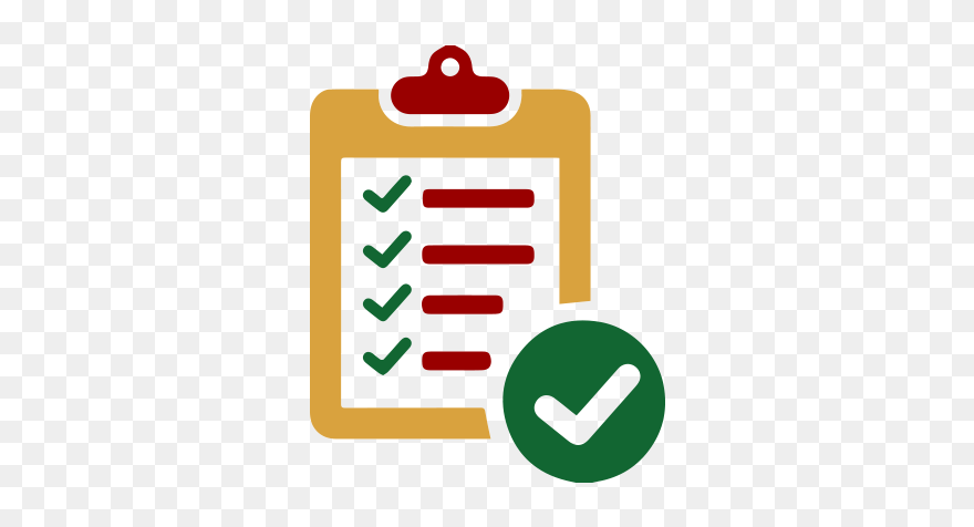 Guidelines1 - Checklist Clipboard Clipart Black And White - Png Download
