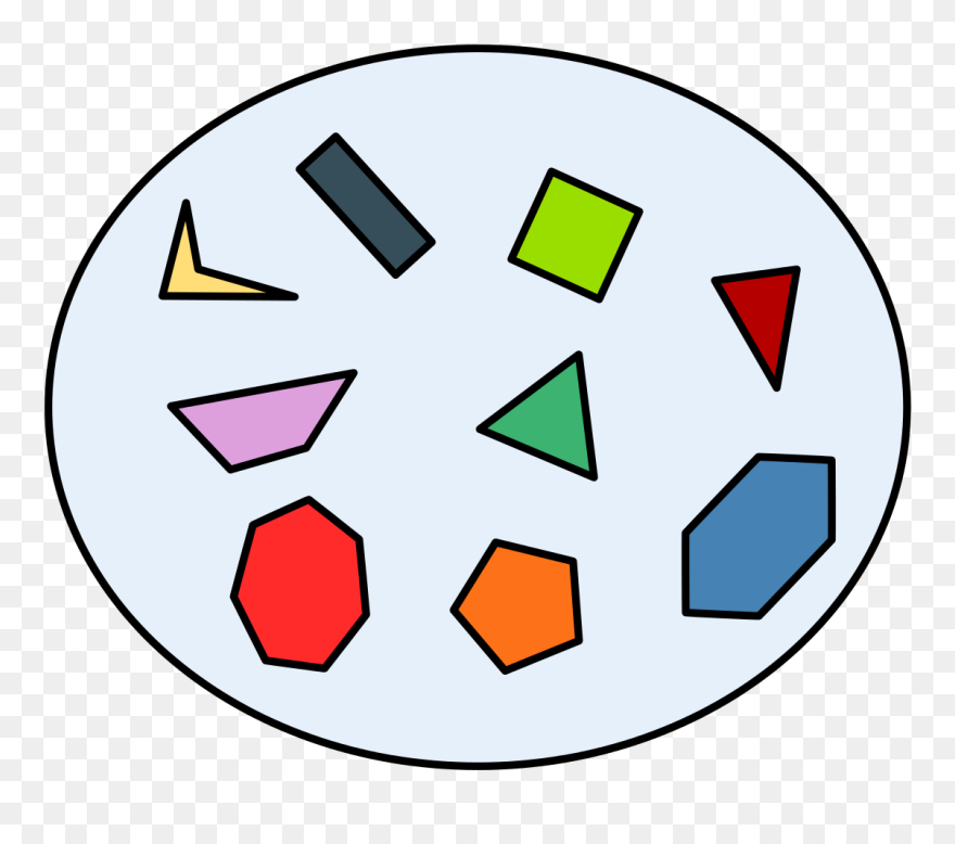 Addition Clipart Mathematical Operation - Sets Of Shapes - Png Download