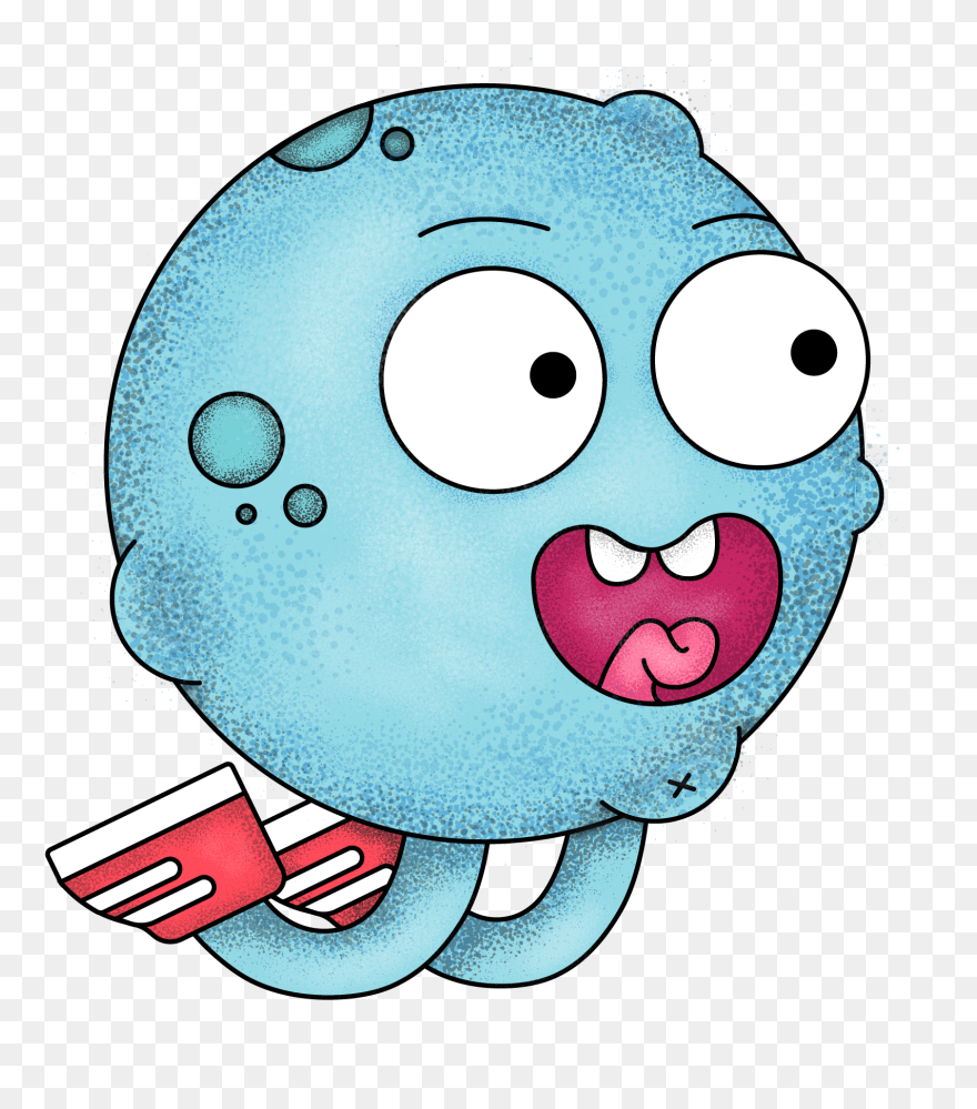 Blue Moon - Cartoon Clipart