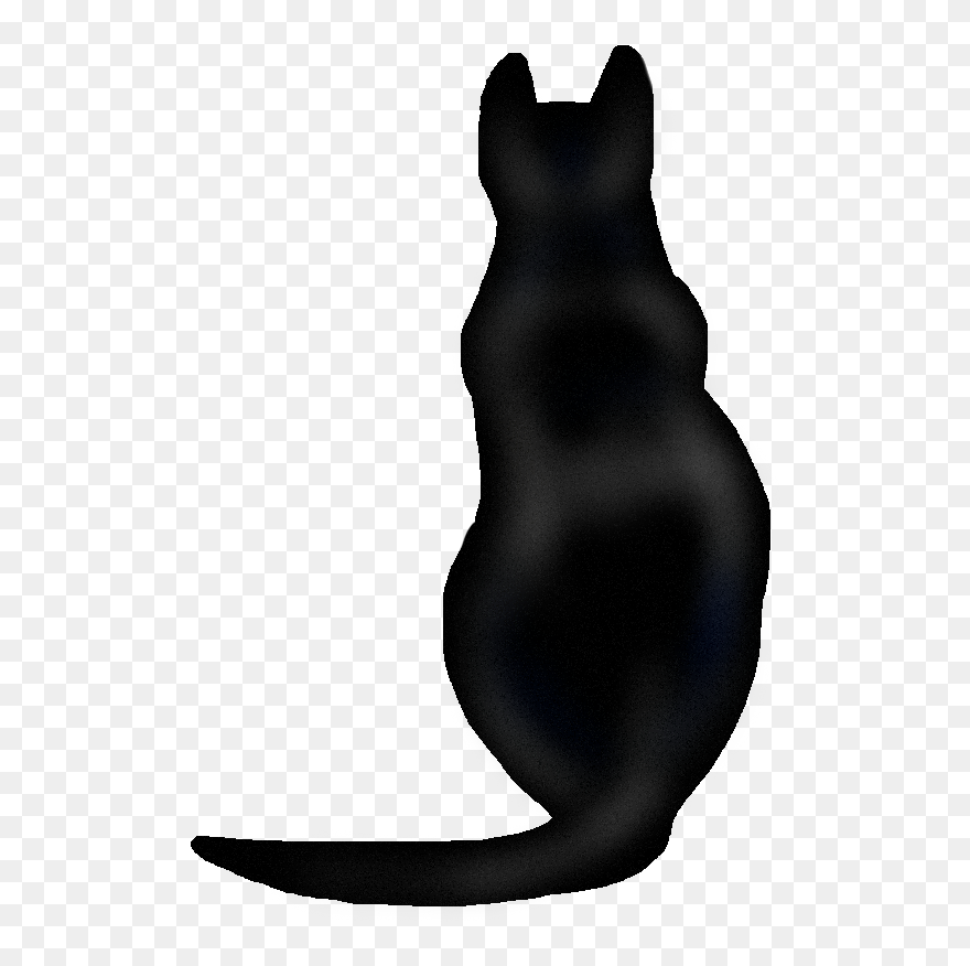 Transparent Cat Silhouette Clipart - American Black Bear - Png Download