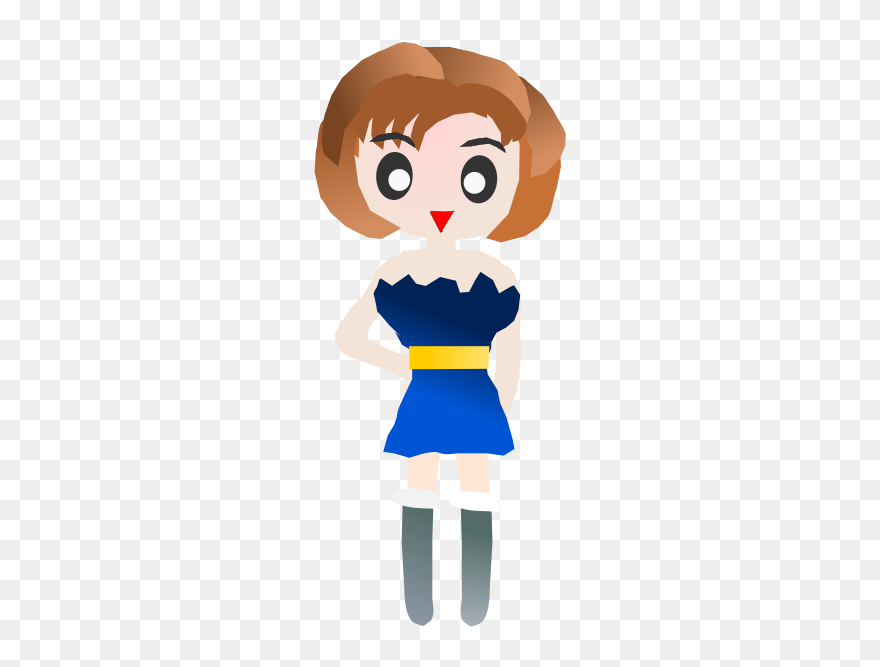 Cartoon Lady - Clip Art - Png Download