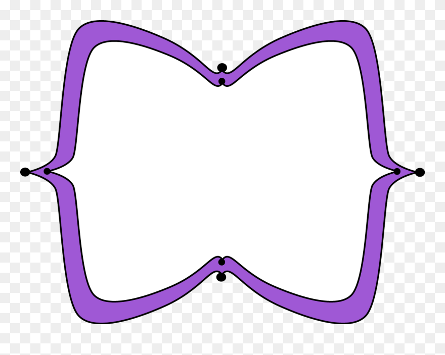 Purple Border Clip Art - Purple Brackets Free Clipart - Png Download