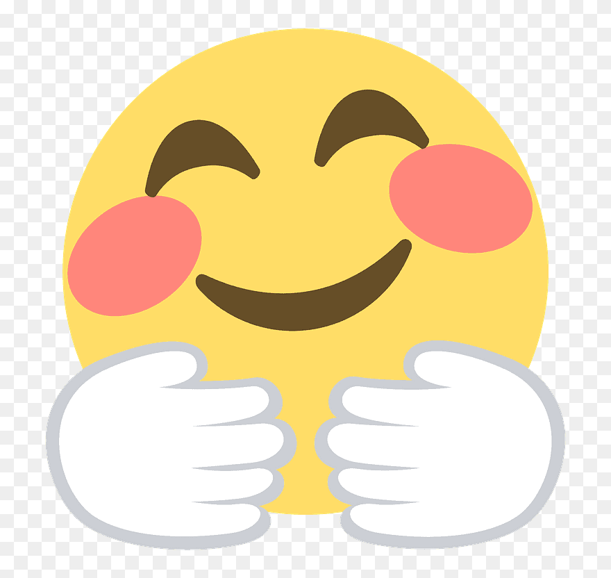 Hugging Face Emoji Clipart Hug Emoji Png Transparent Png (5634577