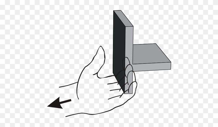 Hand Opening Drawer Drawing Clipart