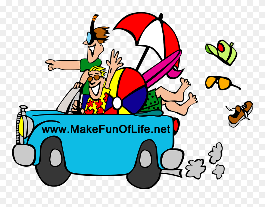 Picture - Travel In Car Clipart - Png Download