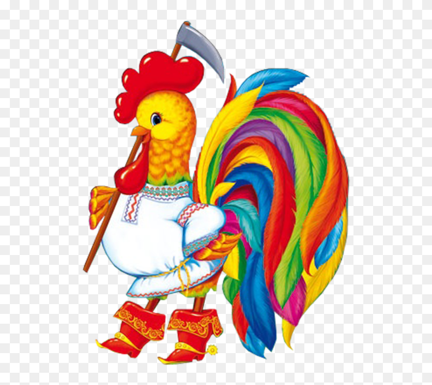 Chickens Clipart Stick - Петушок На Прозрачном Фоне - Png Download