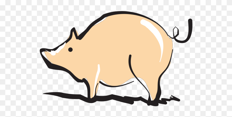 Shiny Pig Png Images - Pig Vector Clipart